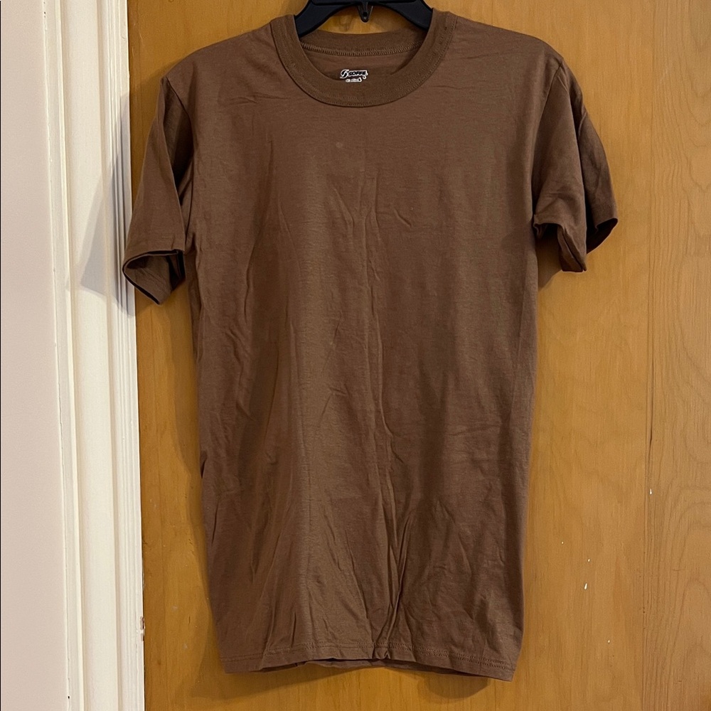 Soffe Men's Brown Short Sleeve Tee
